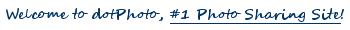 Welcome to dotPhoto, the #1 Photo Sharing Site!